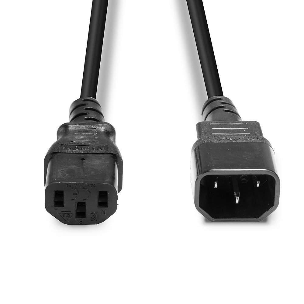 0.5M NETZVERLNGERUNGSKABEL C14 TO IEC C13