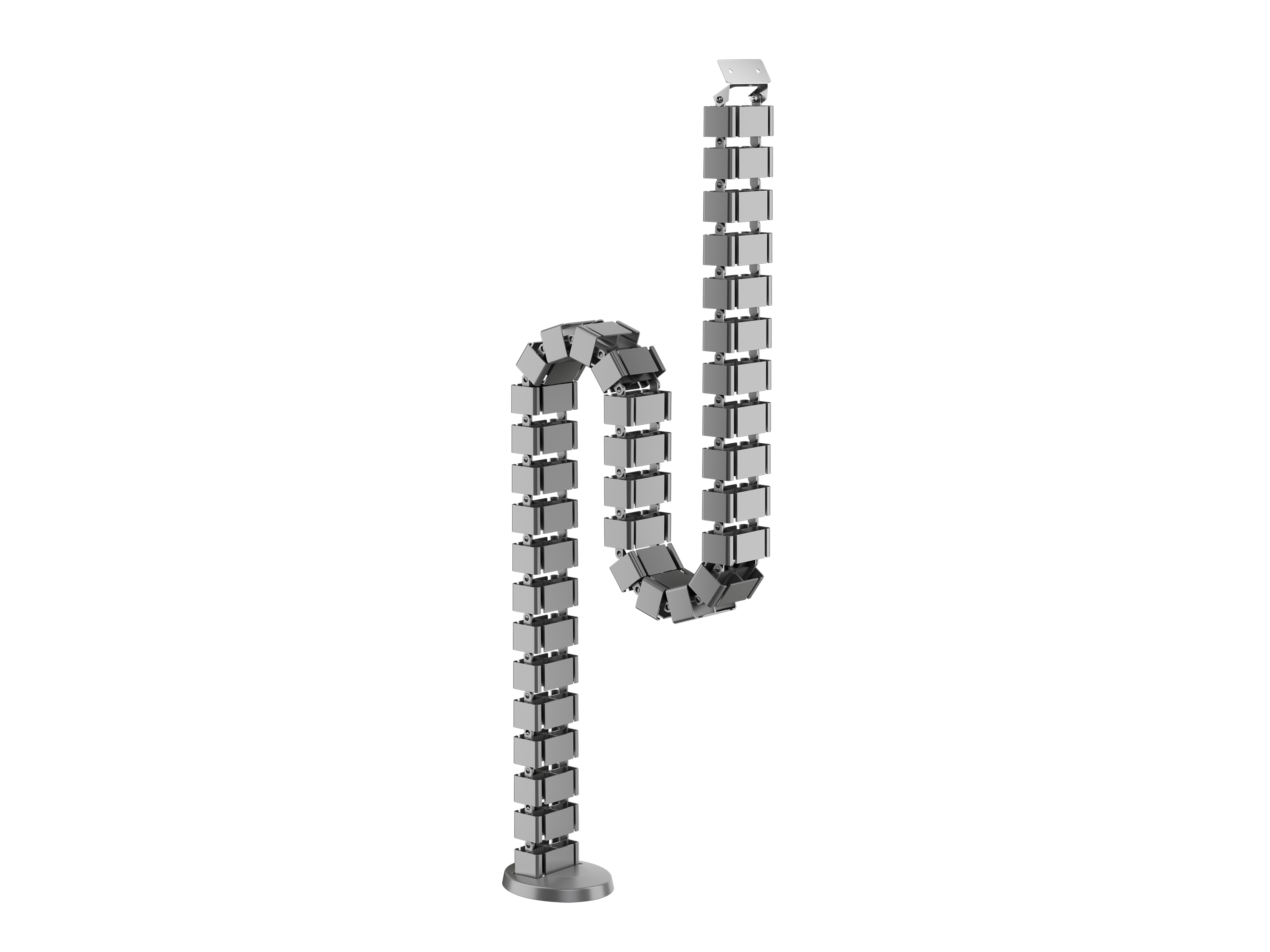 Equip Deluxe-Spiralkabelschlauch mit Untertischmontage grau lite Retail