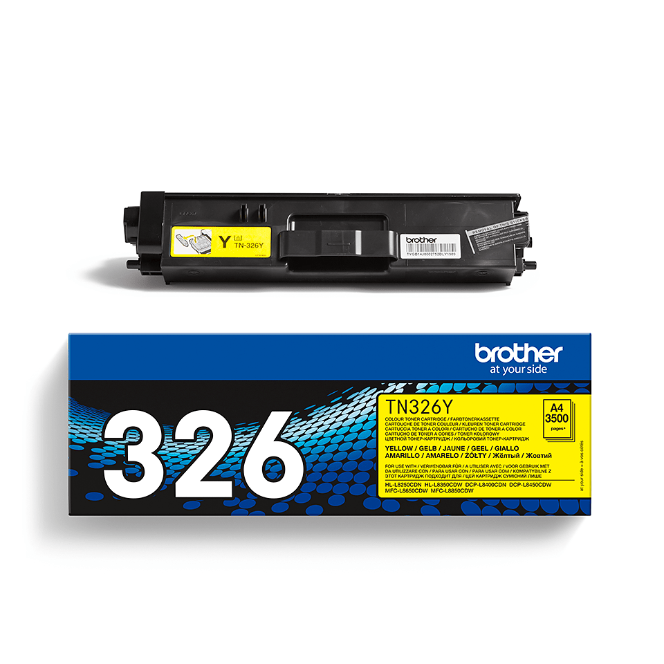 TN-326Y TONER CARTRIDGE YELLOW F/ HL-L8250CDN 3500PGS