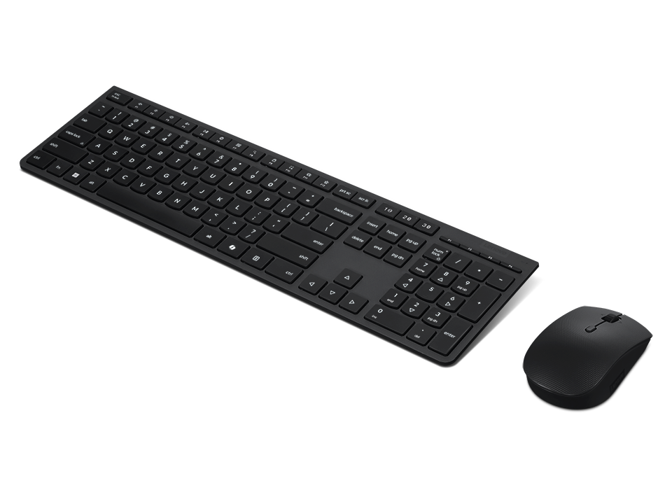 LENOVO PROF.WIREL. KEYB/MOUSE AI - GERMAN - RECHARGEABLE
