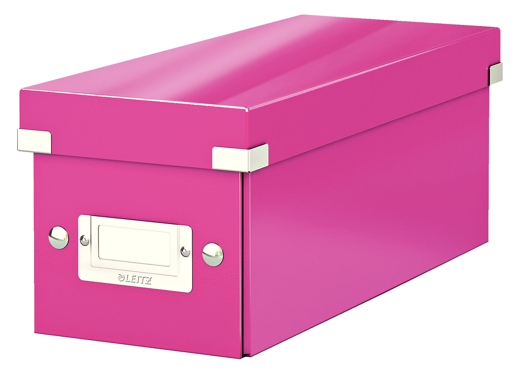 LEITZ CD-/DVD-Box Click & Store pink, 1 St.