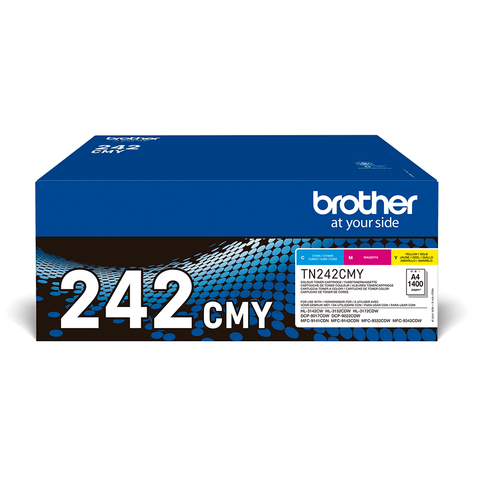 TN-242CMY TONER MULTIPACK 1400P /MFC-9142CDN/9332CDW/42CDW