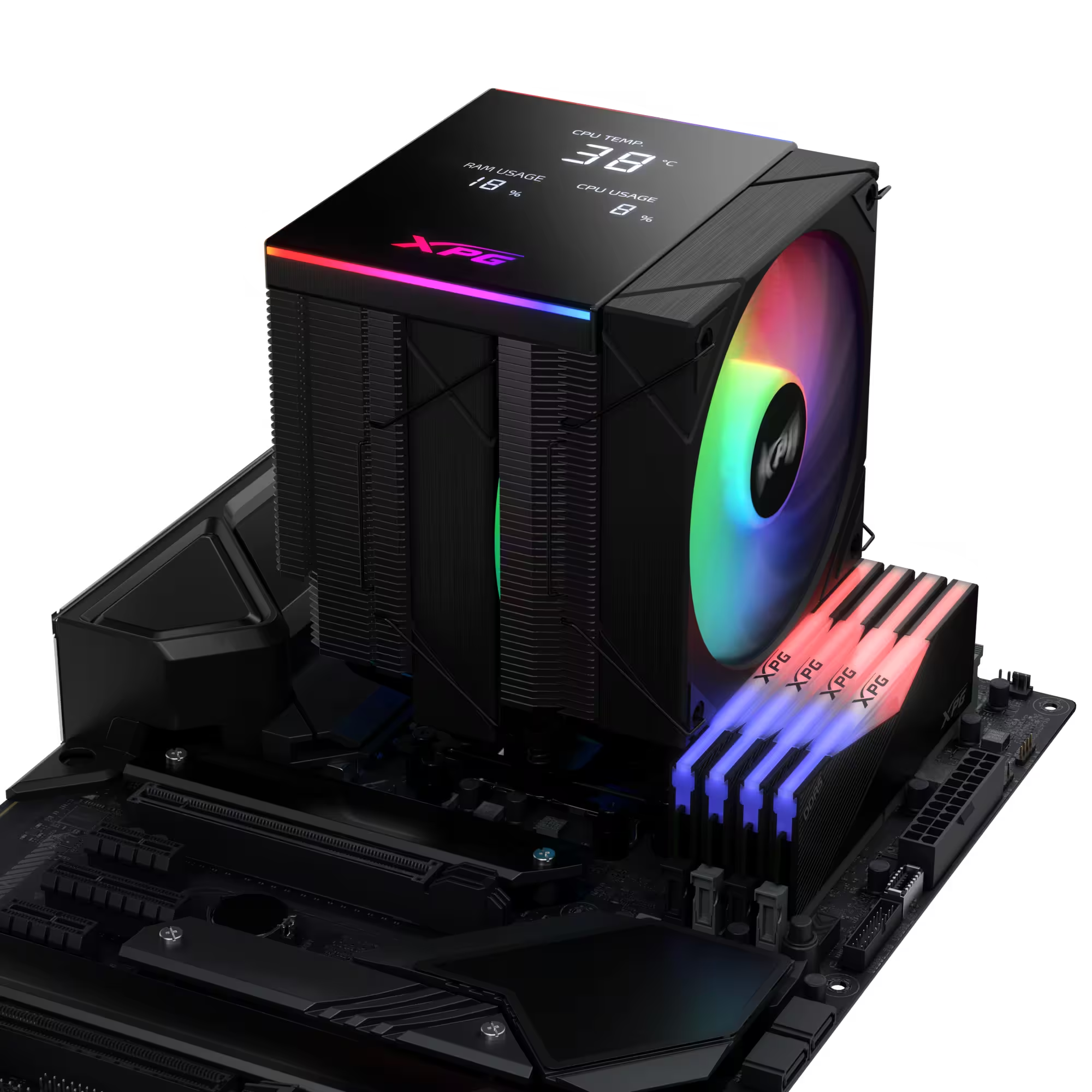 Lüfter XPG MAESTRO PLUS 62DA (120mm ARGB Fan) schwarz retail