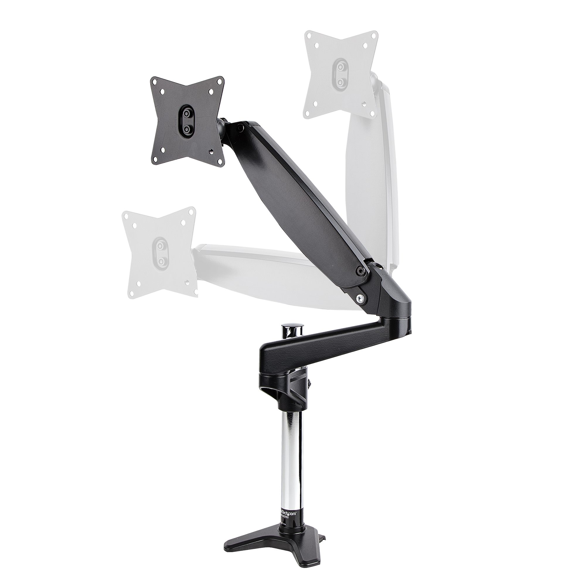 STARTECH.COM Tisch Monitorhalterung für einen VESA Monitor bis zu 81,2cm 32Zoll 8kg Flexibel/Schwenkbar Höhenverstelbar - C-Klemme