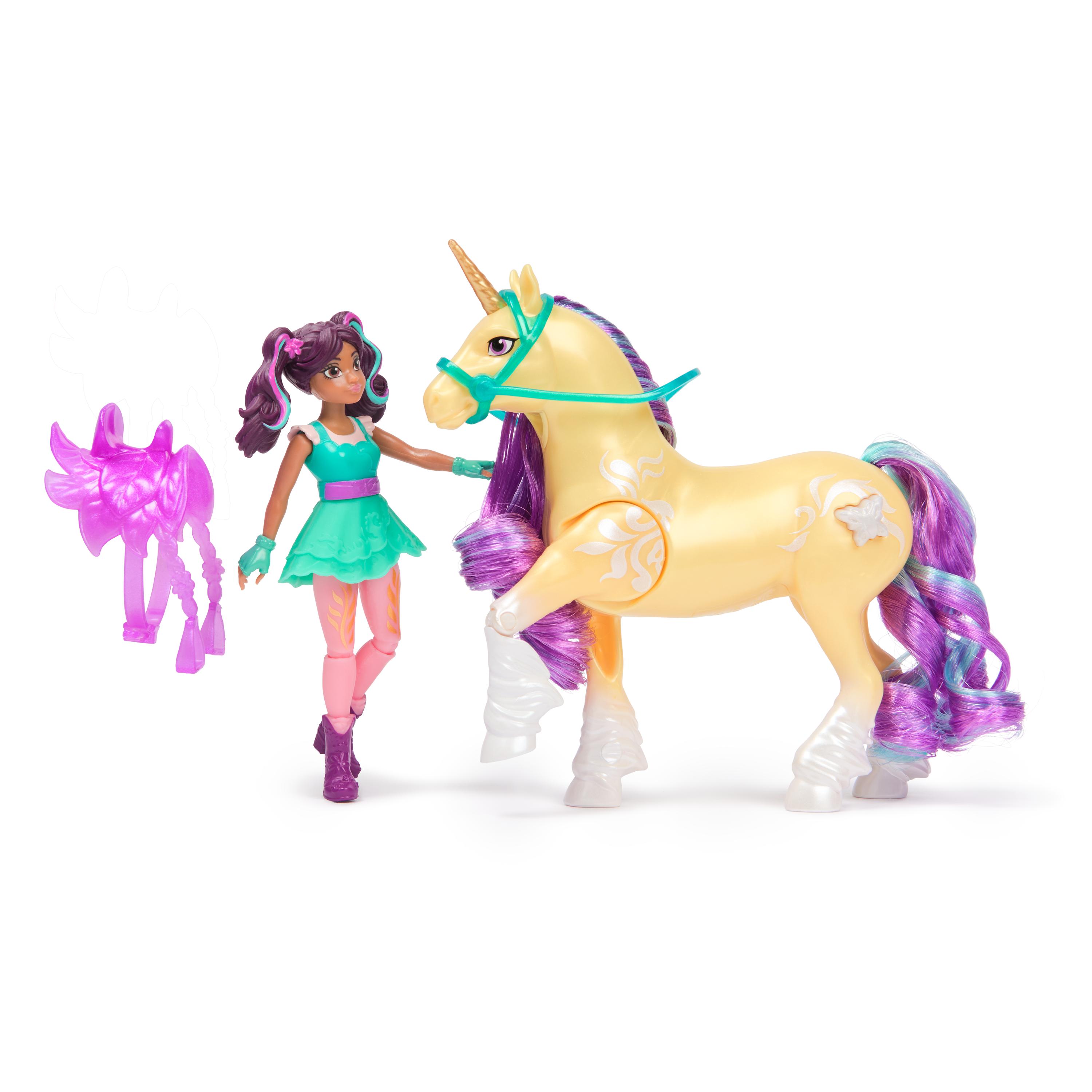 Unicorn Academy - Ava und Pflanzen-Magie Leaf, Spielfigur
