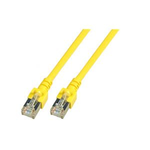 EFB RJ45 Patchkabel SF/UTP Cat.5e PVC CCA 3.00m gelb