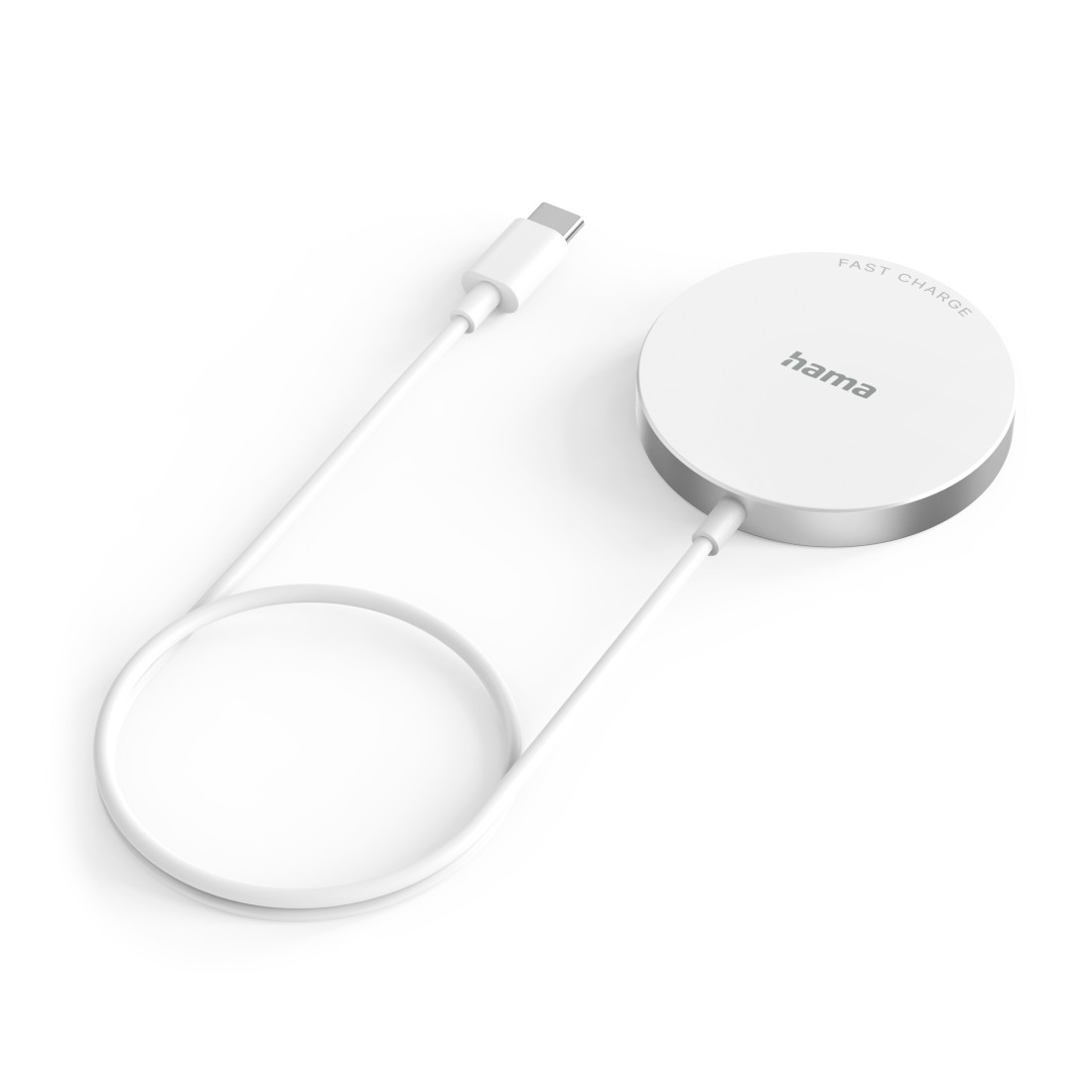 hama MagCharge FC15 Induktive Ladestation weiß, 15 Watt