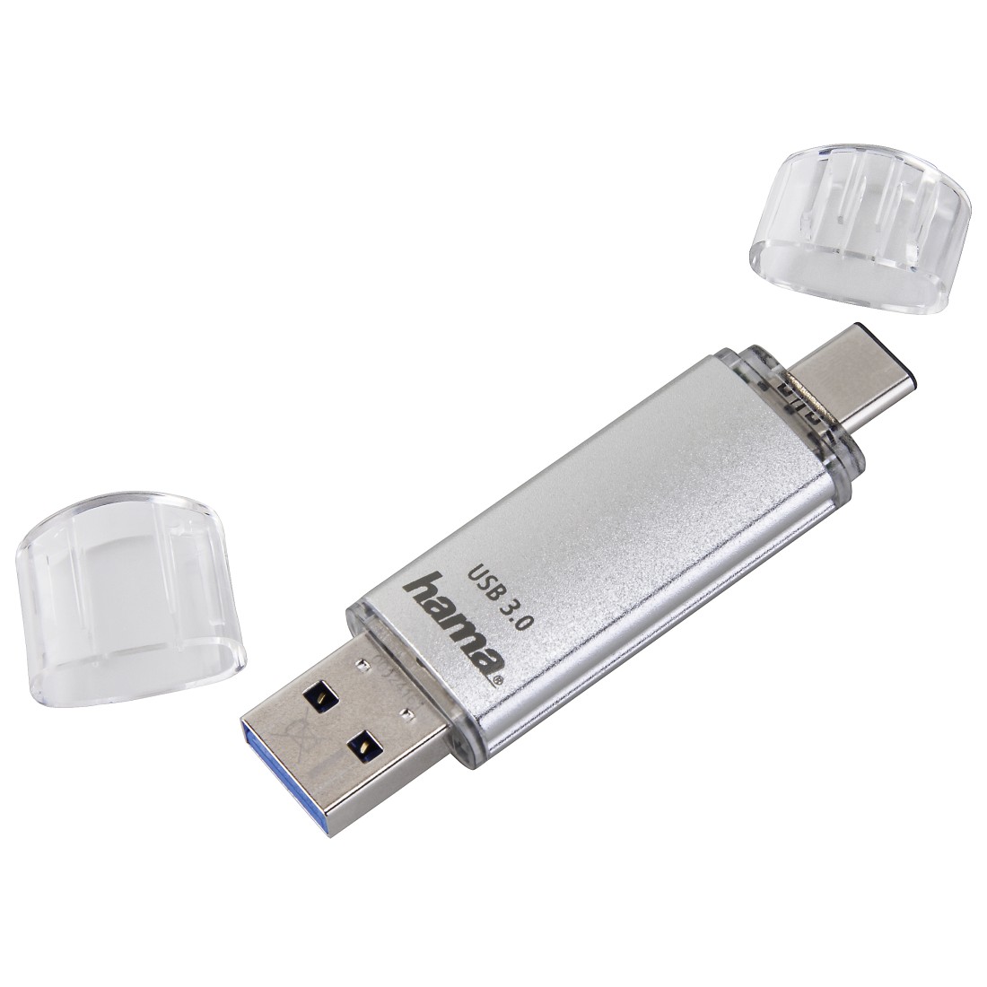 hama USB-Stick C-Laeta silber 32 GB, 1 St.