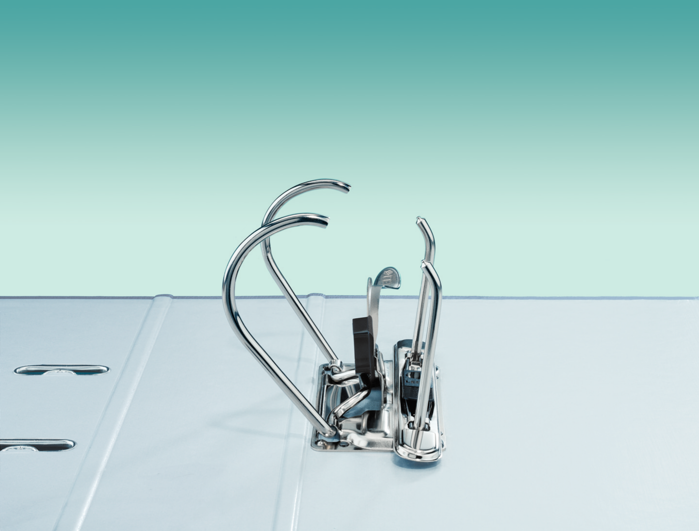 LEITZ 1010 Ordner türkis Kunststoff 8,0 cm DIN A4, 1 St.