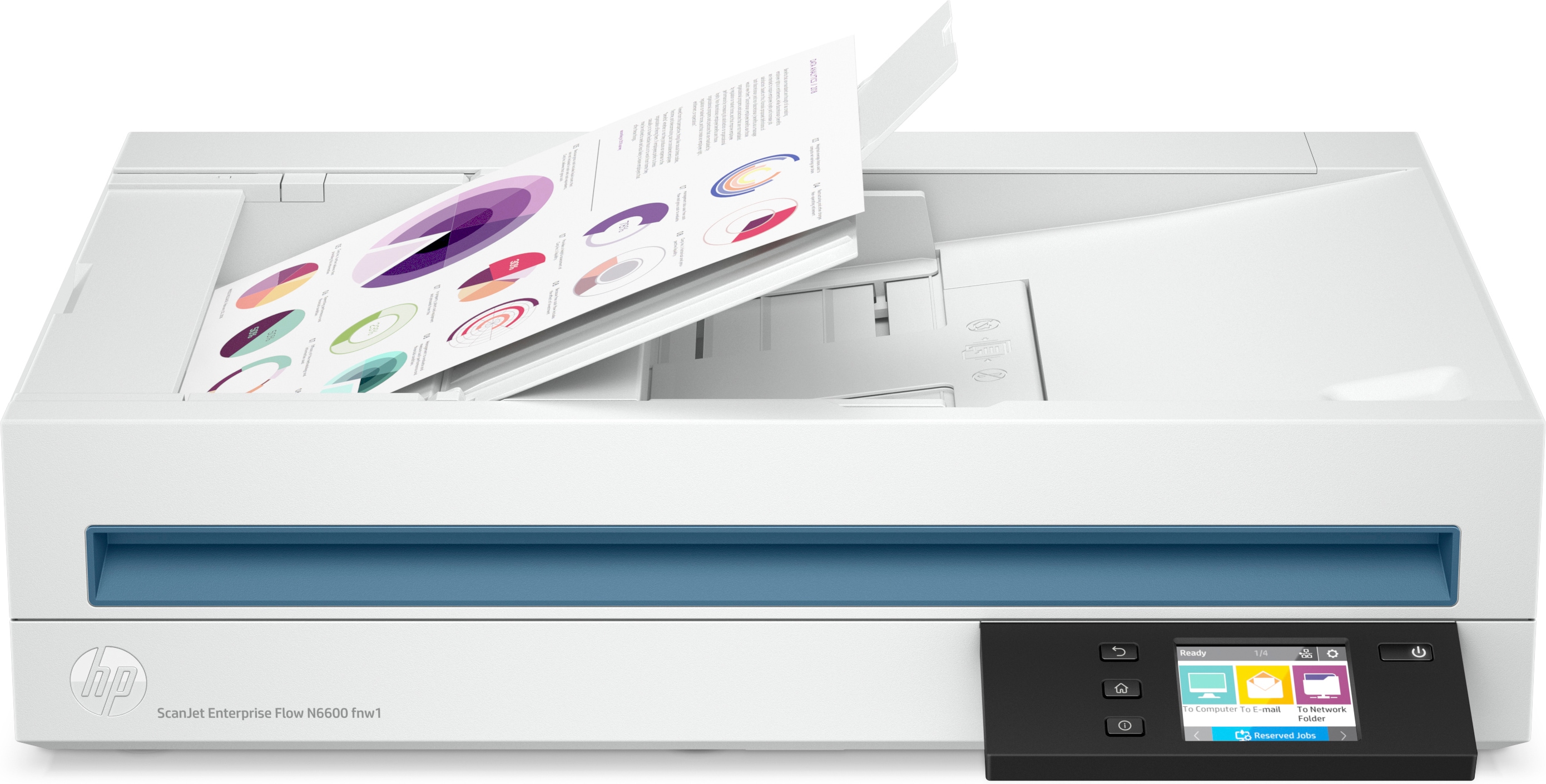 HP ScanJet Ent Flow N6600 50ppm fnw1 Scanner