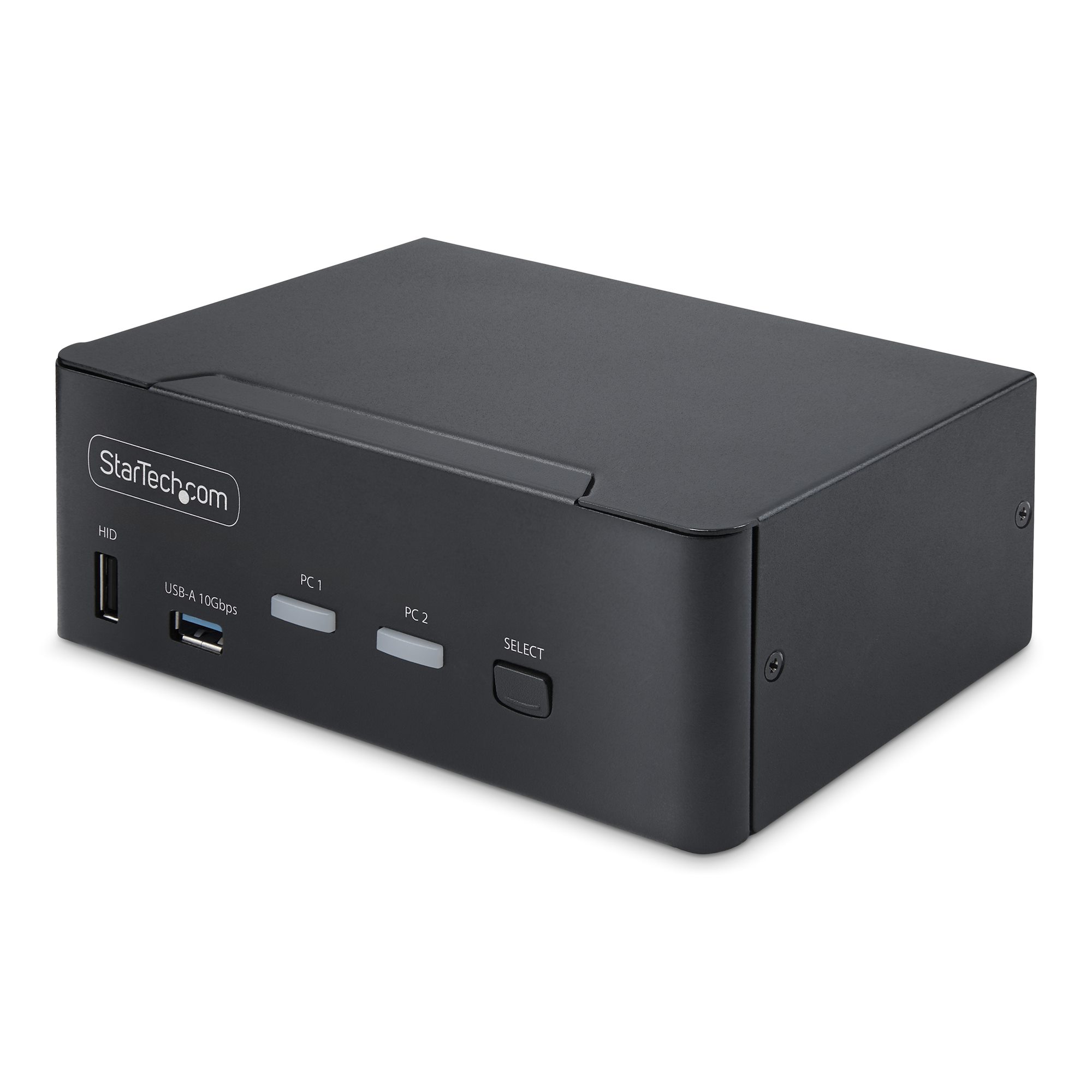 STARTECH.COM 2-Port Dual-Monitor DisplayPort KVM Switch DP 1.4 8K 60Hz 4K 144Hz 2x USB 3.2 10Gbps Ports KVM Umschalter