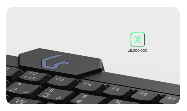 KeySonic Super-Mini-TAS Touchpad,B-light,BK, KSK-3210ELU(DE)