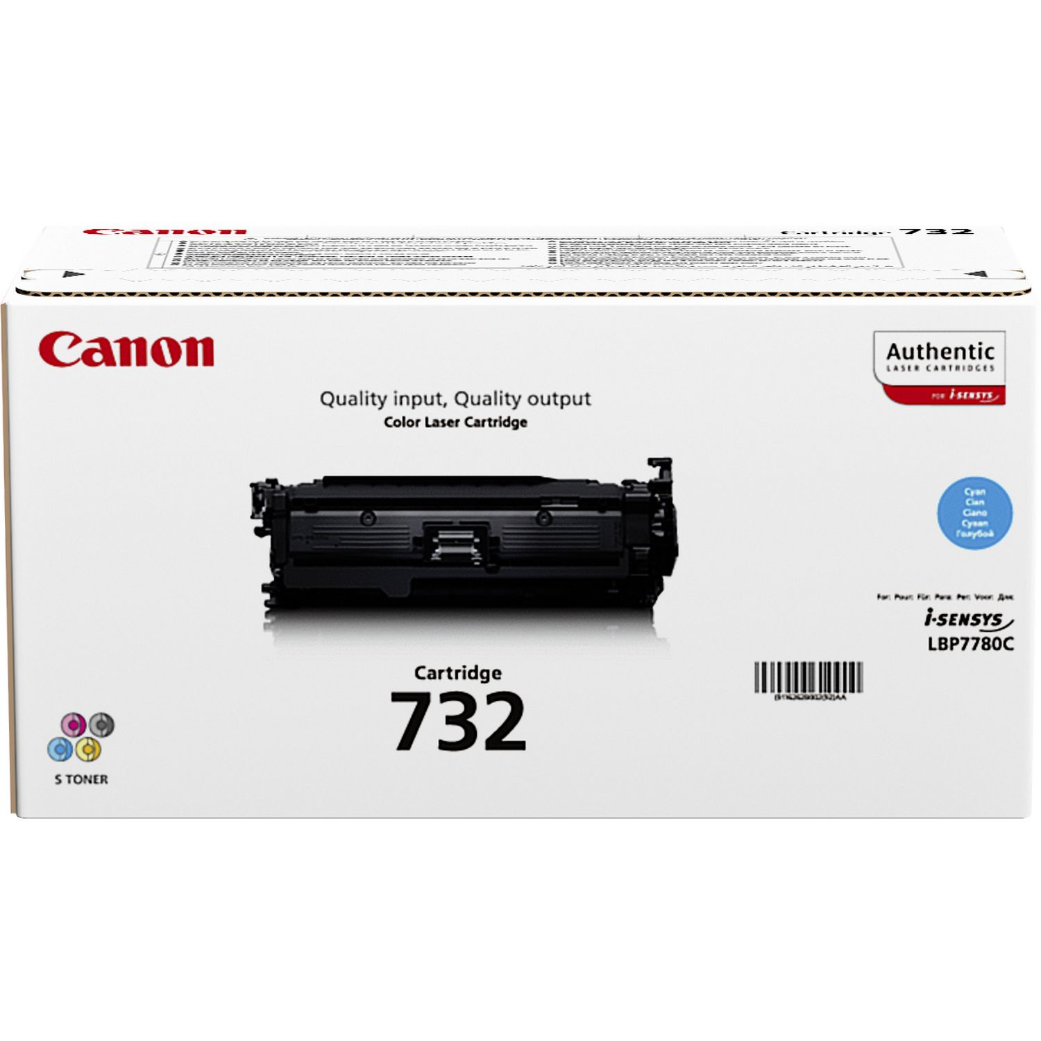 CANON 732-C Toner cyan Standardkapazität 6.400 Seiten 1er-Pack