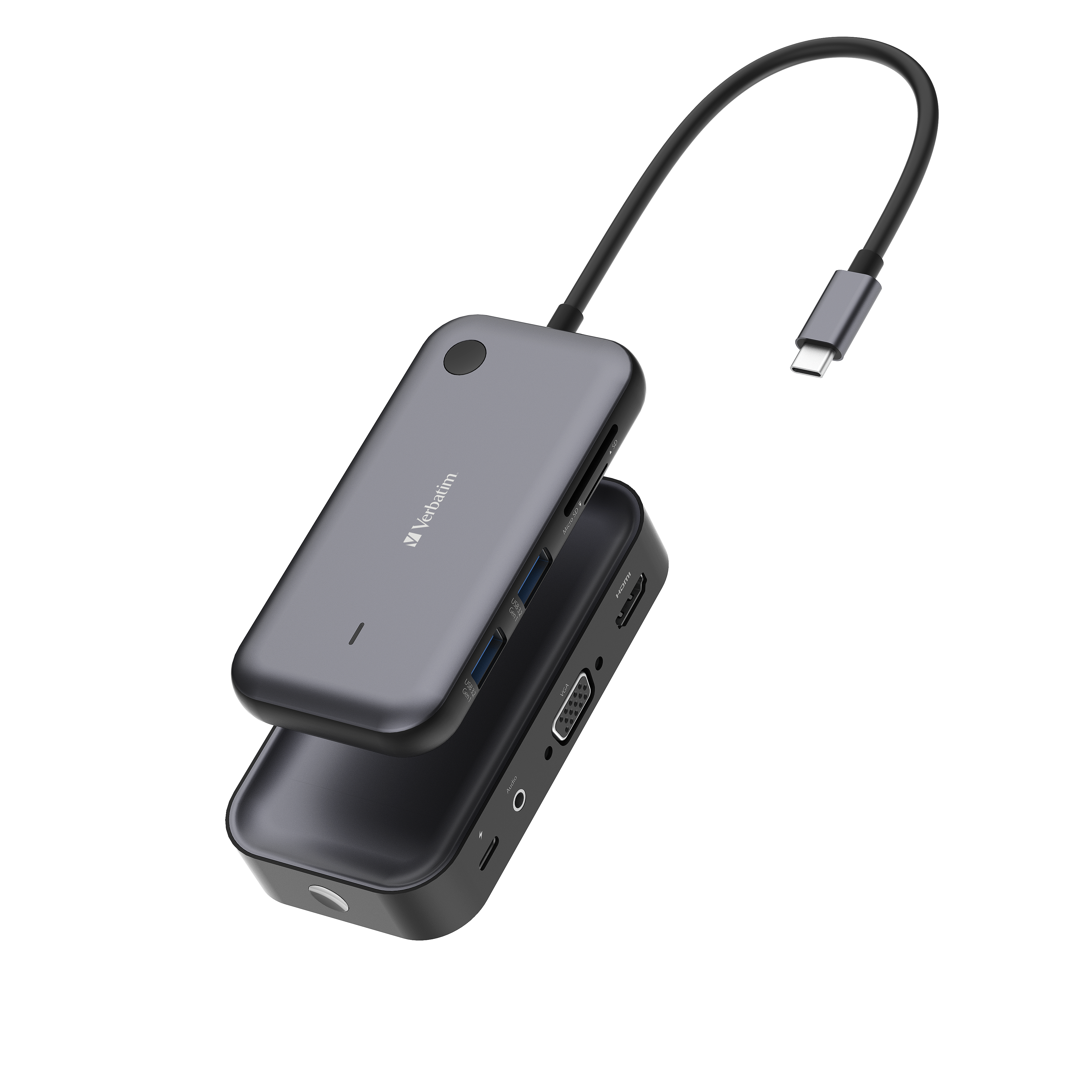 Verbatim Share My Screen USB-C Wirel.Displ.Ad. 1080P/Hub 32146