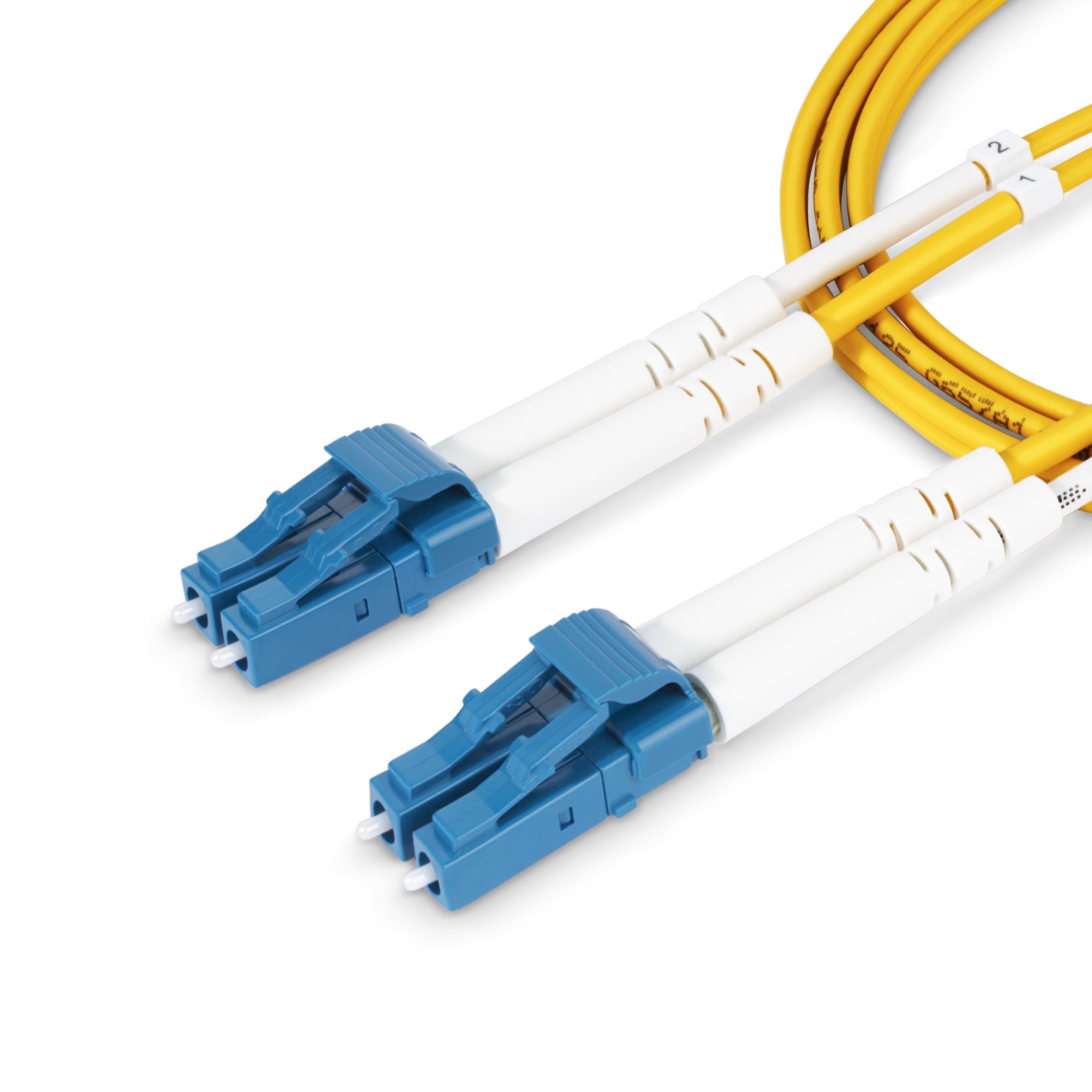 2M LC TO LC OS2 FIBER CABLE OS2/UPC/DUPLEX/LSZH