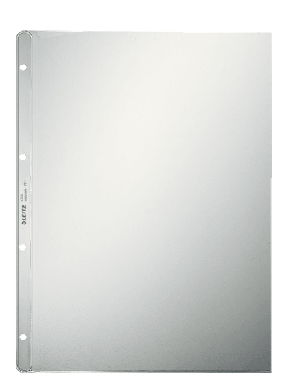 LEITZ Prospekthüllen 4700 DIN A4 transparent genarbt 0,13 mm, 100 St.