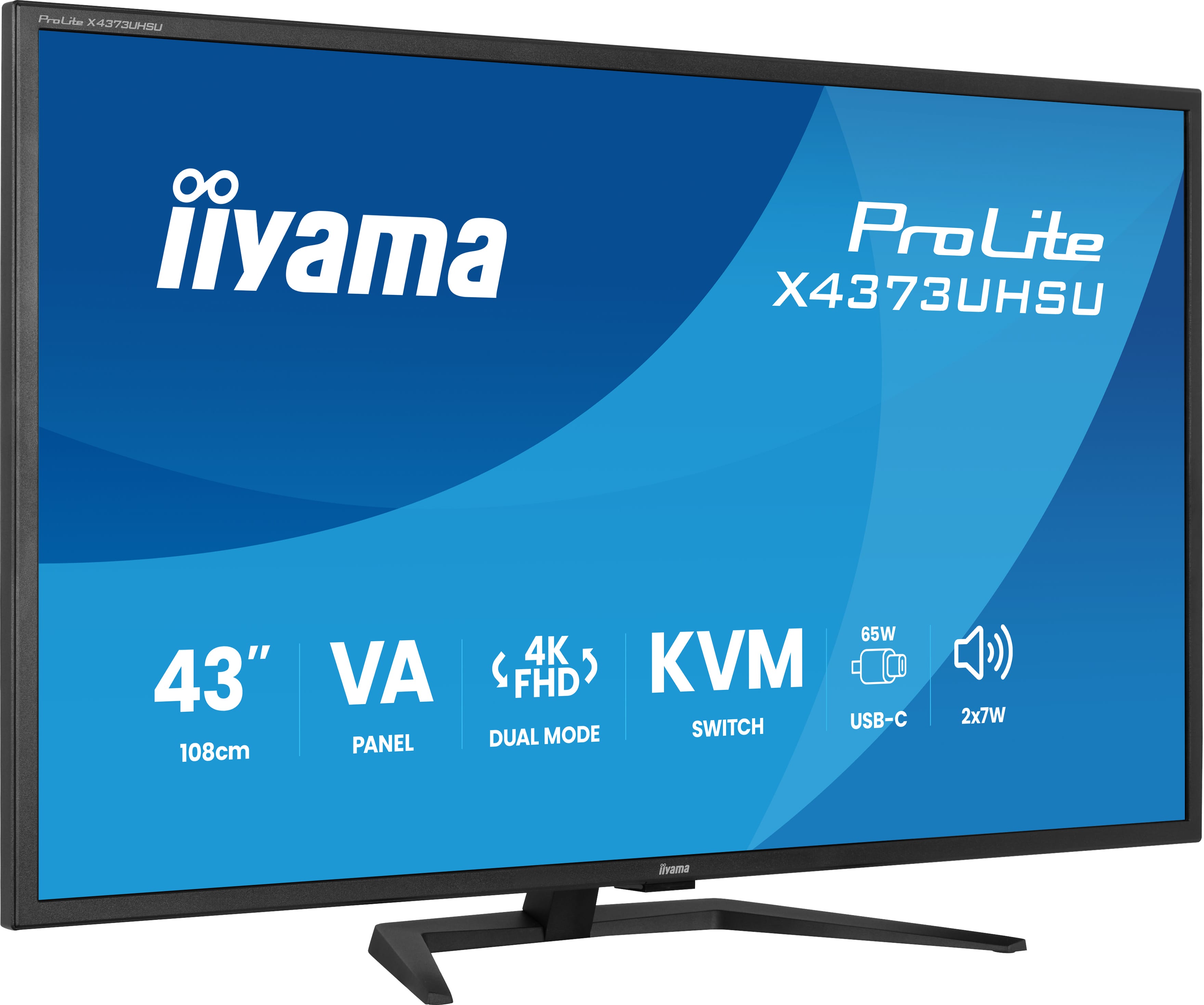 ProLite X4373UHSU-B2, LED-Monitor