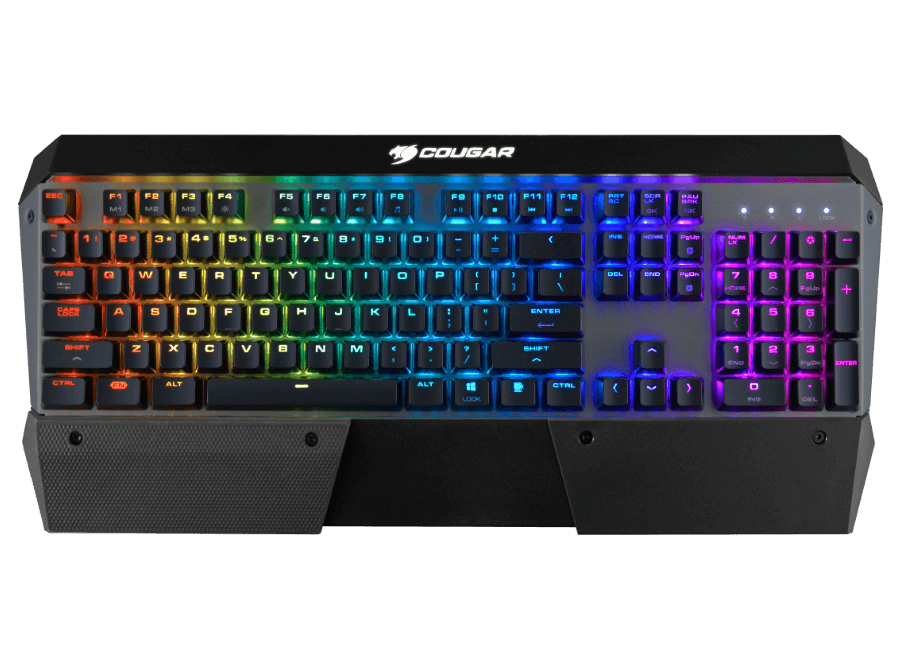 COUGAR Gaming Tastatur Attack X3 RGB Mech. Cherry MX silber