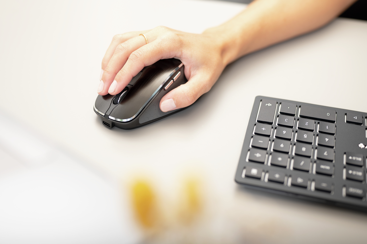 CHERRY DW 9500 SLIM Tastatur-Maus-Set kabellos schwarz