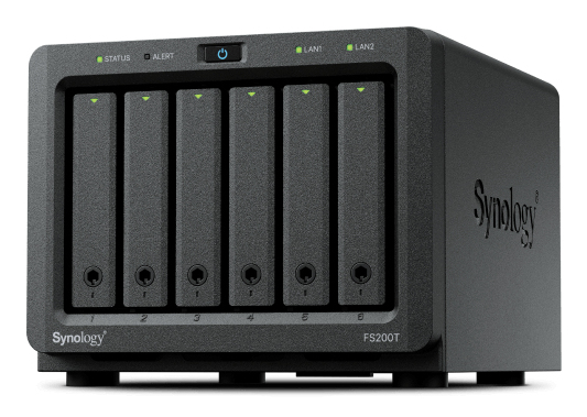 FS200T 6-BAY 4GB DDR4 SODIMM DDR4 1X 2.5GBE 1X 1GBE