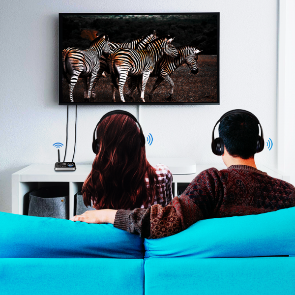 Logilink Bluetooth 5.0 Audiosender und Empfänger, bis 10m