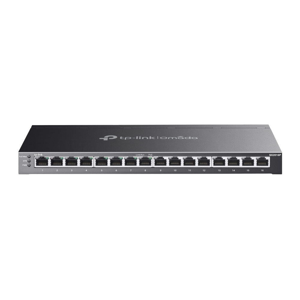 16-PORT GIGABIT SMART SWITCH 8-PORT POE+ 120W POE