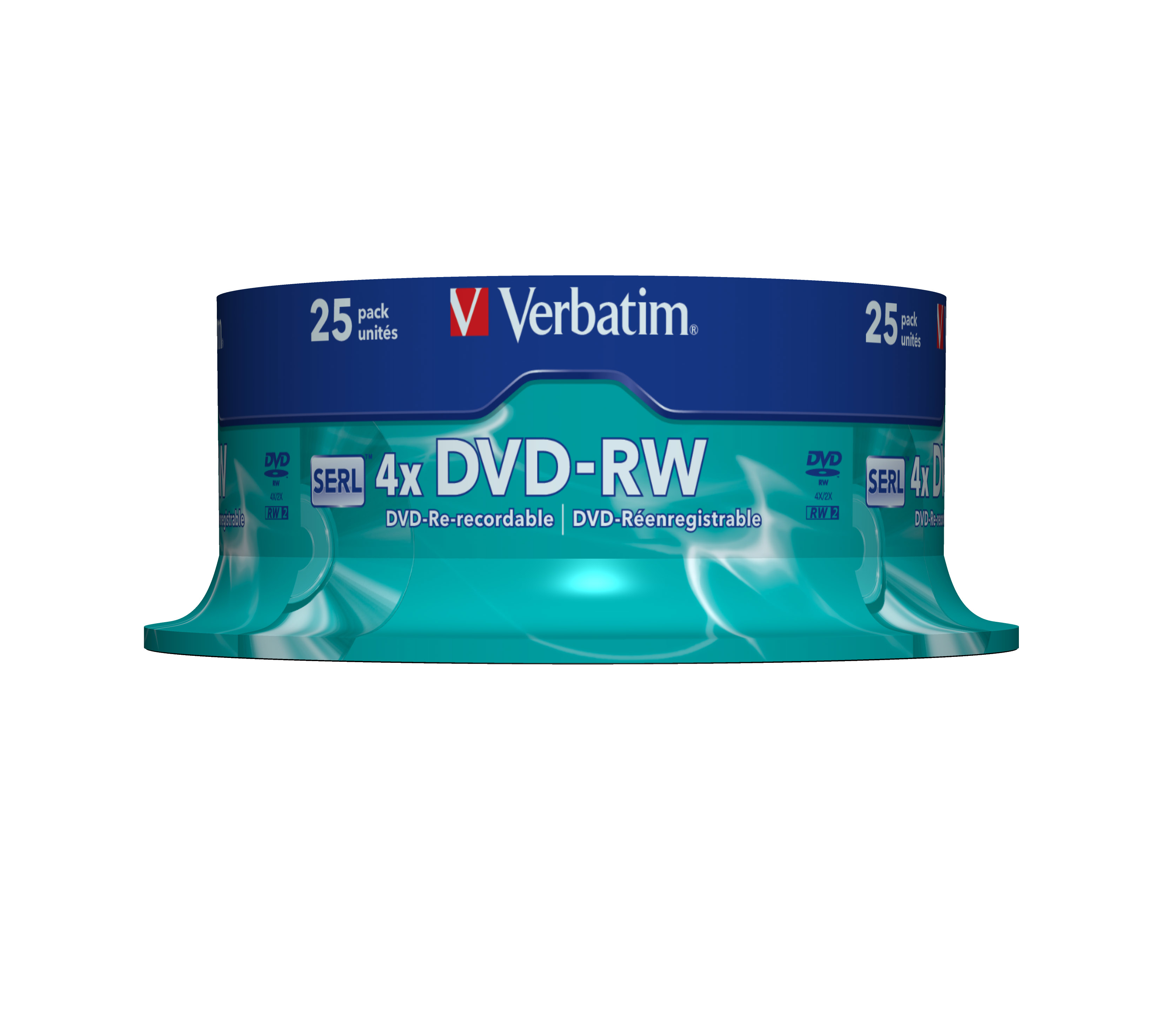 verbatim DVD-RW 4,7 GB wiederbeschreibbar, 25 St.