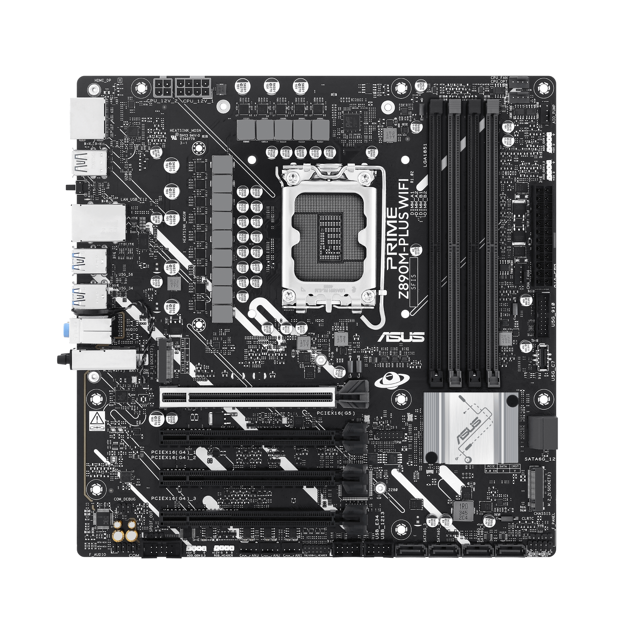 ASUS PRIME Z890M-PLUS WIFI (INTEL,1851,DDR5,mATX)