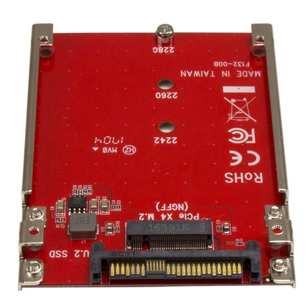 StarTech.com M.2 zu U.2 Adapter PCI-e NVMe Rot