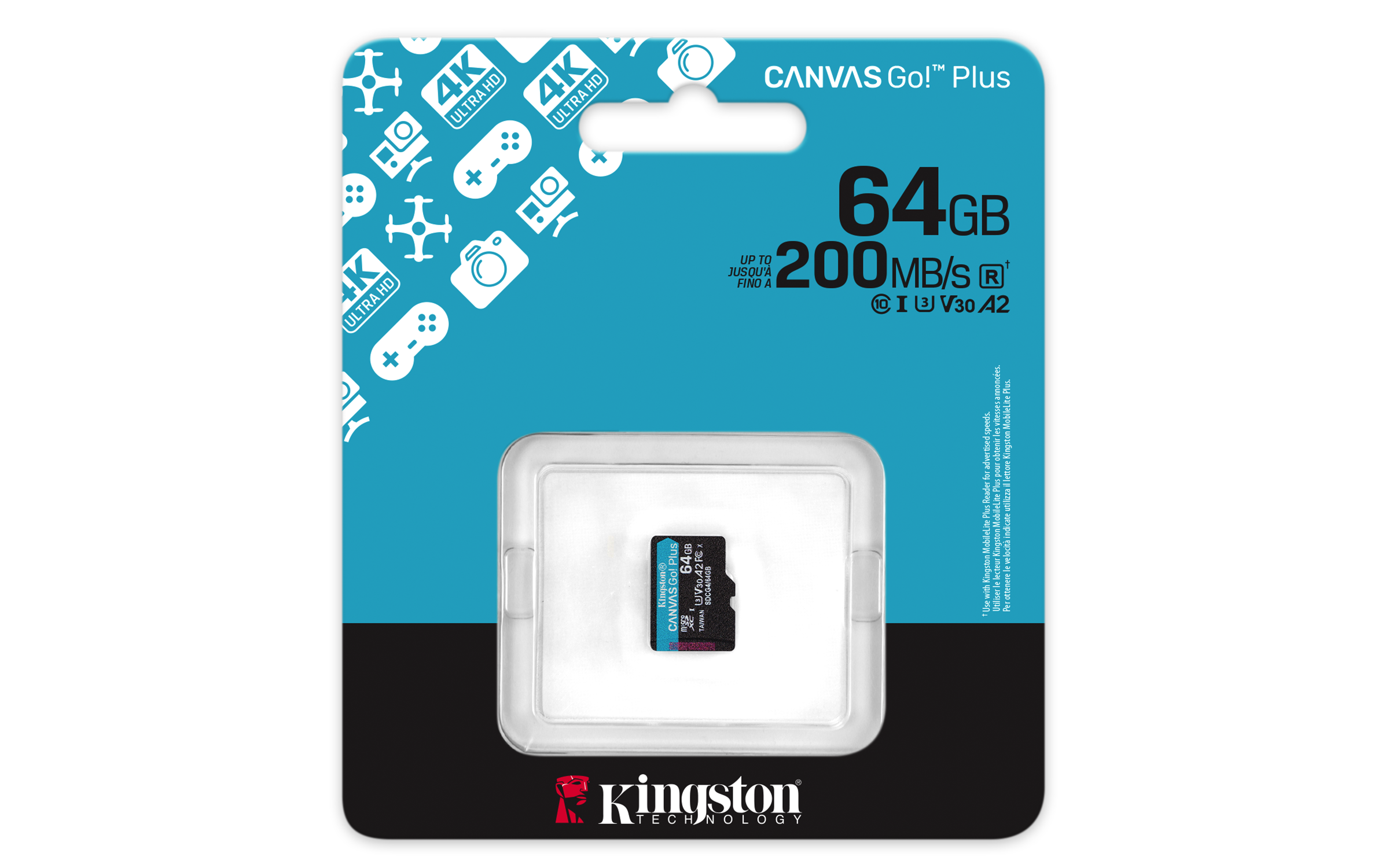 Canvas Go! Plus 64 GB microSDXC, Speicherkarte