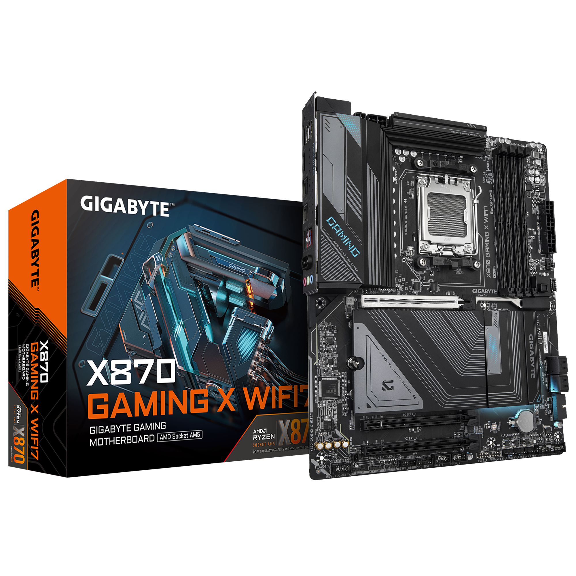GIGABYTE X870 GAMING X WIFI7 AM5 ATX MB