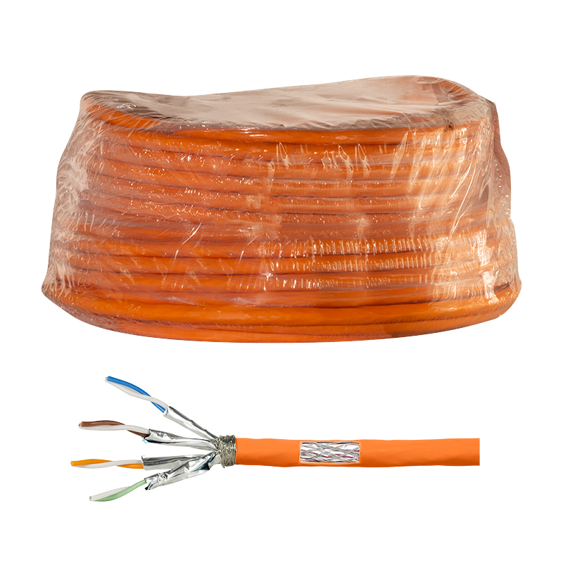 Kabel LogiLink Verlegekabel PrimeLine Cat.7 Orange 50m CVP0059