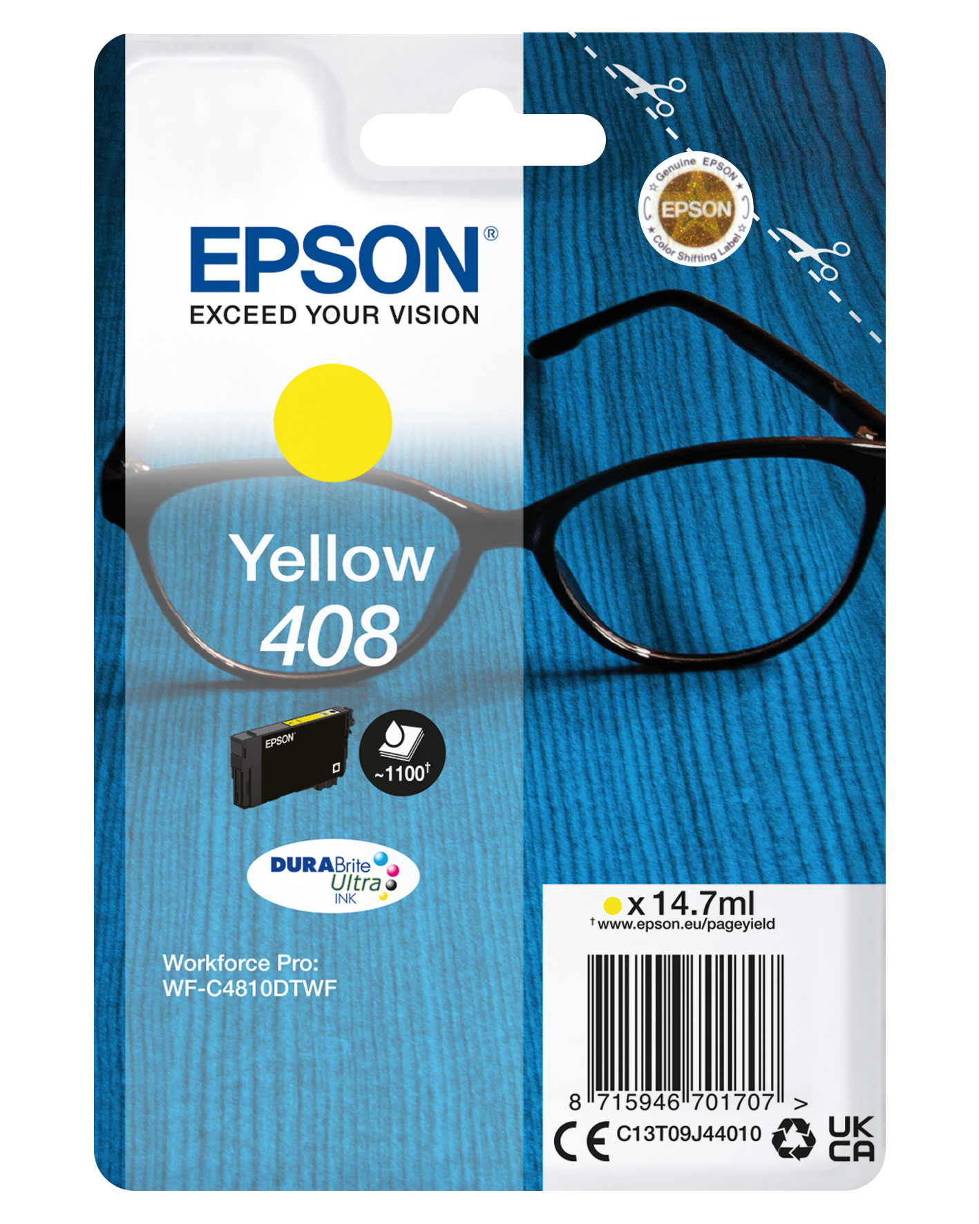 EPSON 408/T09J4 (Brille) gelb Druckerpatrone