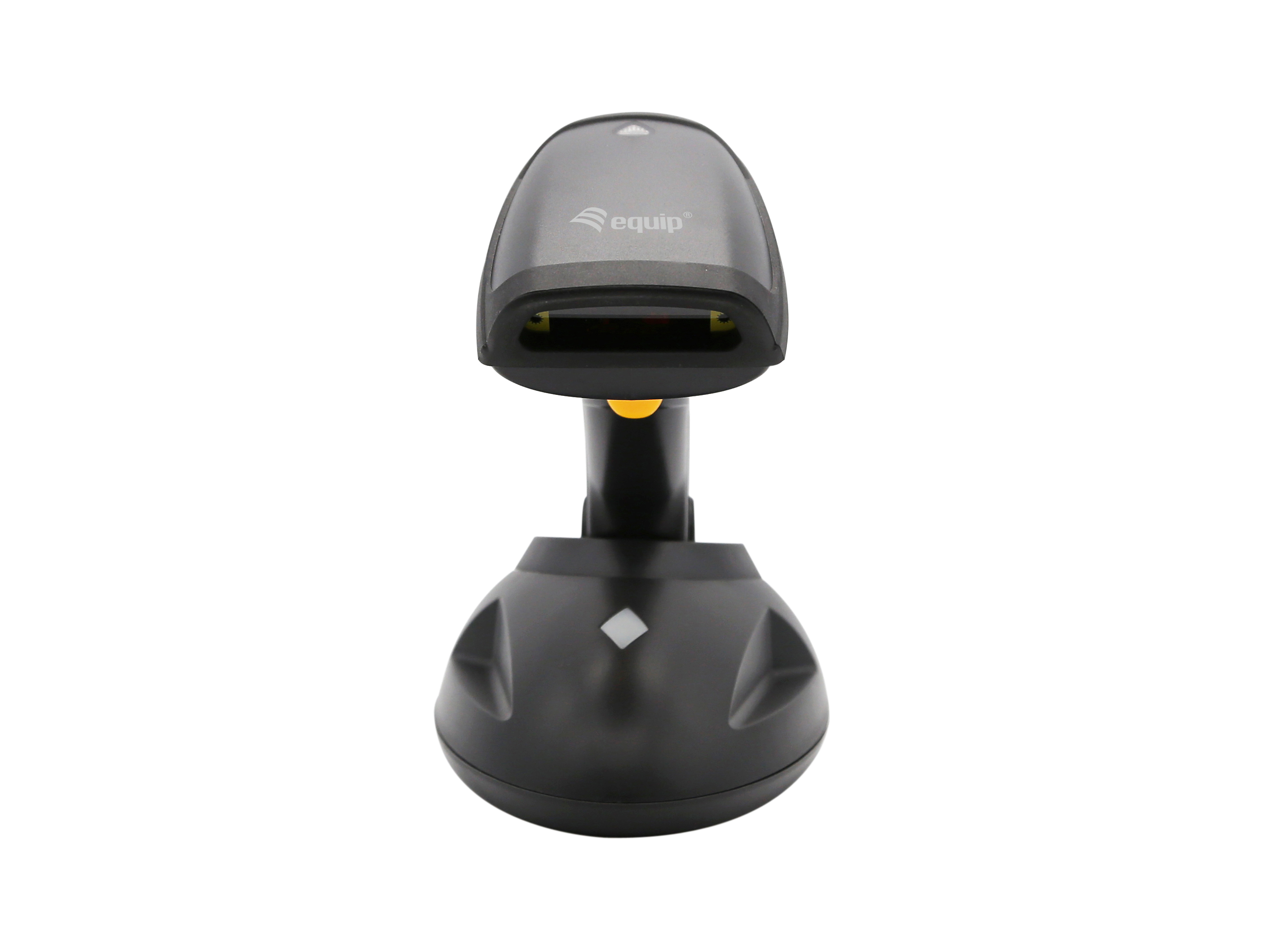 Equip 1D-Barcodescanner Laser Wireless/433MHz+Halter schwarz