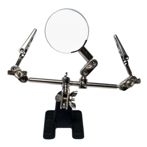 Logilink 3te helfende Hand mit Lupe, 46mm Lupe & 8 Gelenken