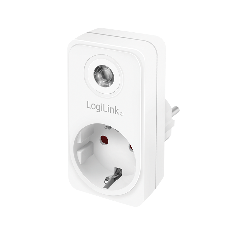 Logilink Steckdosenadapter mit Dämmerungssensor, 1xCEE 7/3