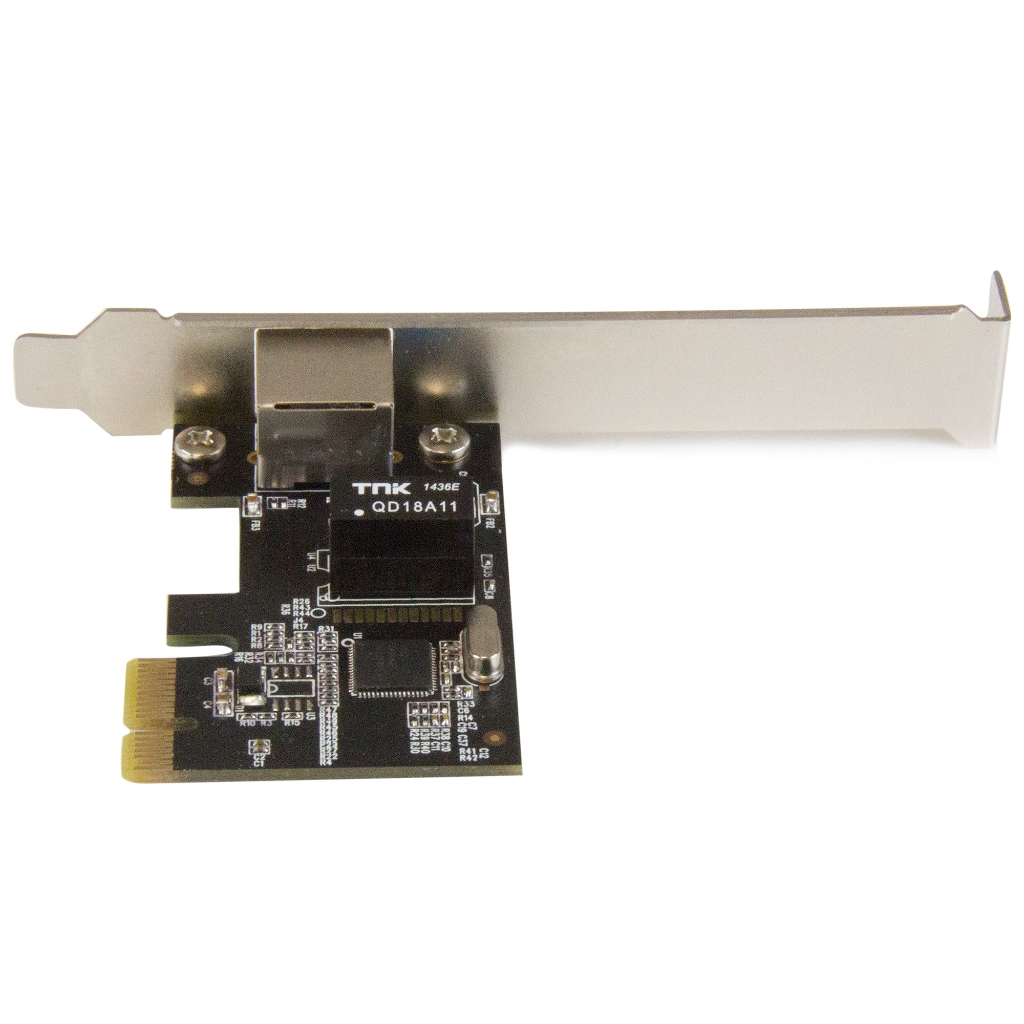 StarTech.com 1 Port PCI Express Gigabit Ethernet Netzwerkkarte Intel I210 Schwarz