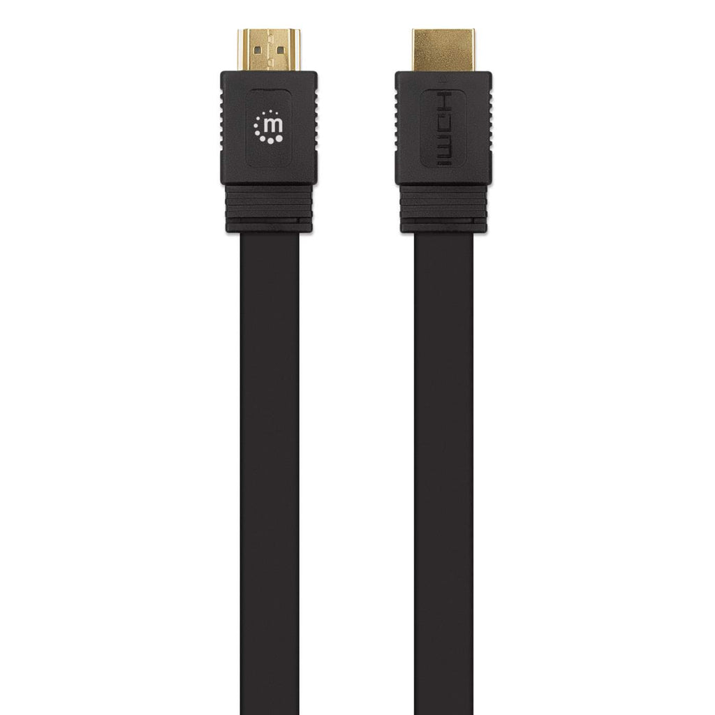 MANHATTAN flaches HDMI-Kabel mit Ethernet-Kanal 4K@60HZ 5m