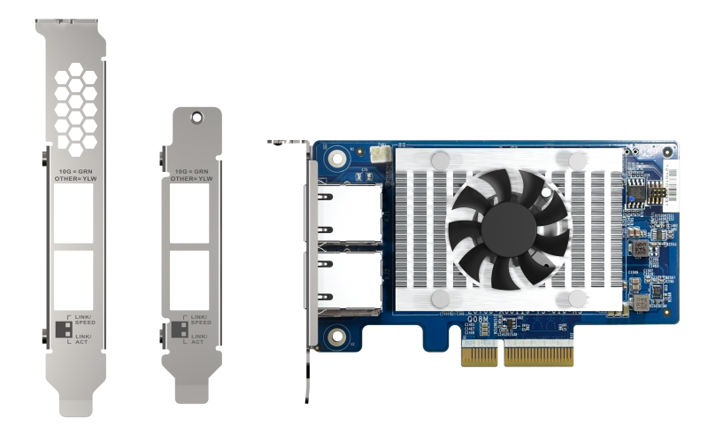 QNAP QXG-10G2T-X710 Netzwerkadapter-PCIe 10 GBE RJ45 x2