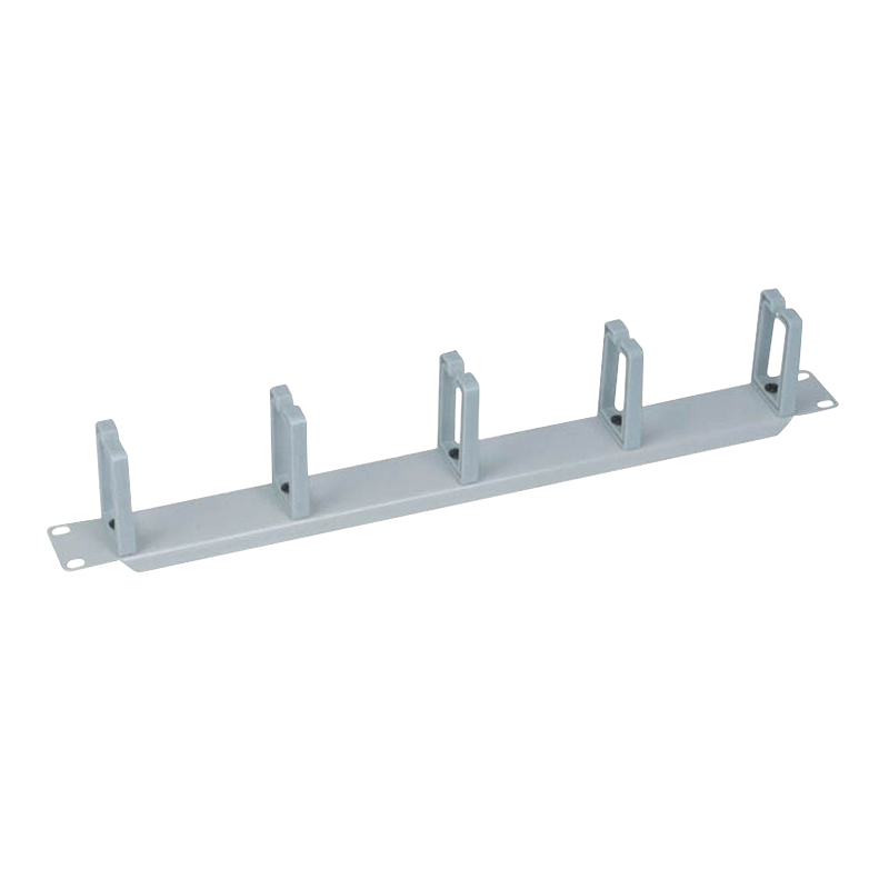 Logilink Kabelführungspanel 19 1HE, 5 Plastikringe, grau