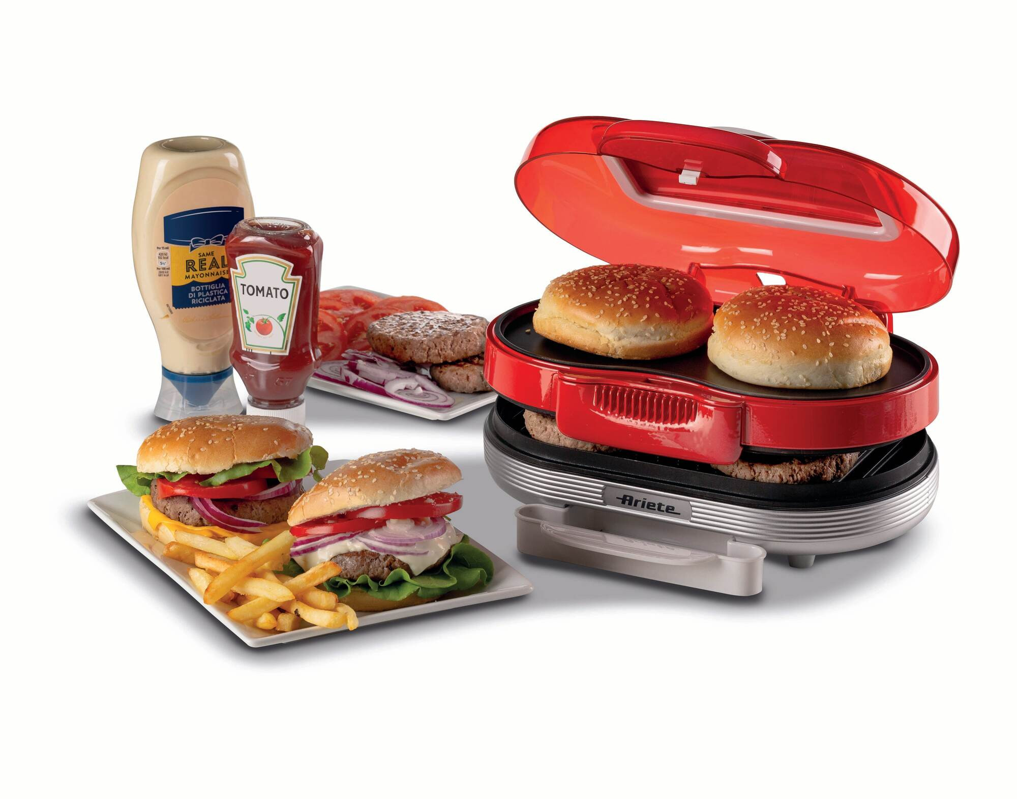 Hamburger-Grill Party Time, Elektro-Grillplatte