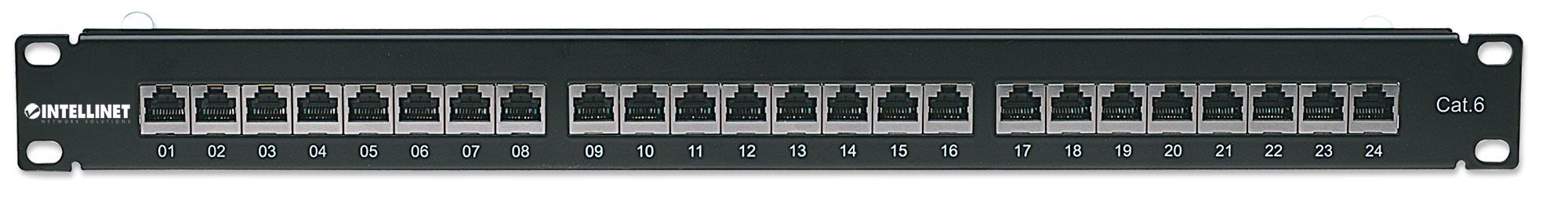 INTELLINET Patchpanel 1HE 24-Port Cat6 FTP sw