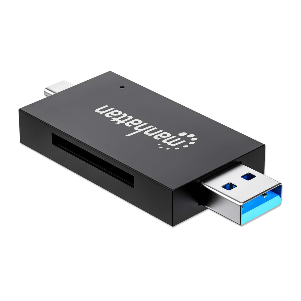 MANHATTAN USB 3.0 Typ-C/-A Kartenlesegerät microSD, SD/MMC