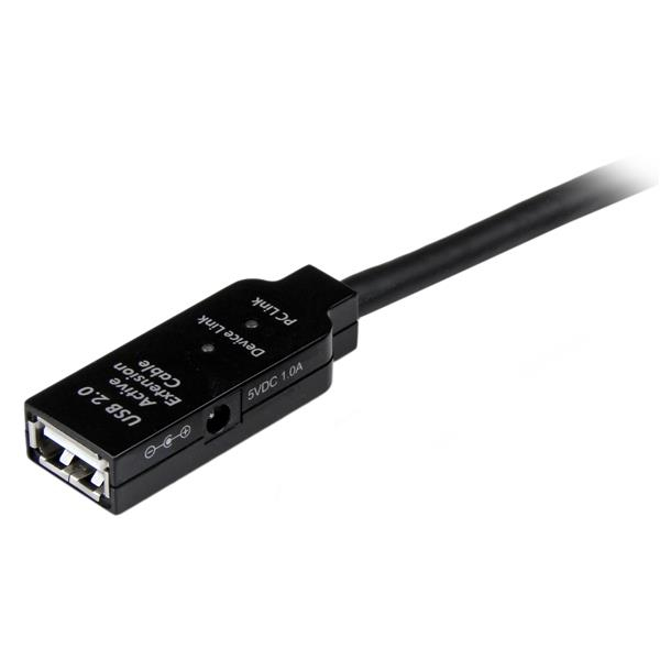 STARTECH.COM 5m aktives USB 2.0 Verlängerungskabel - St/Bu - USB Verlängerung / Repeater Kabel
