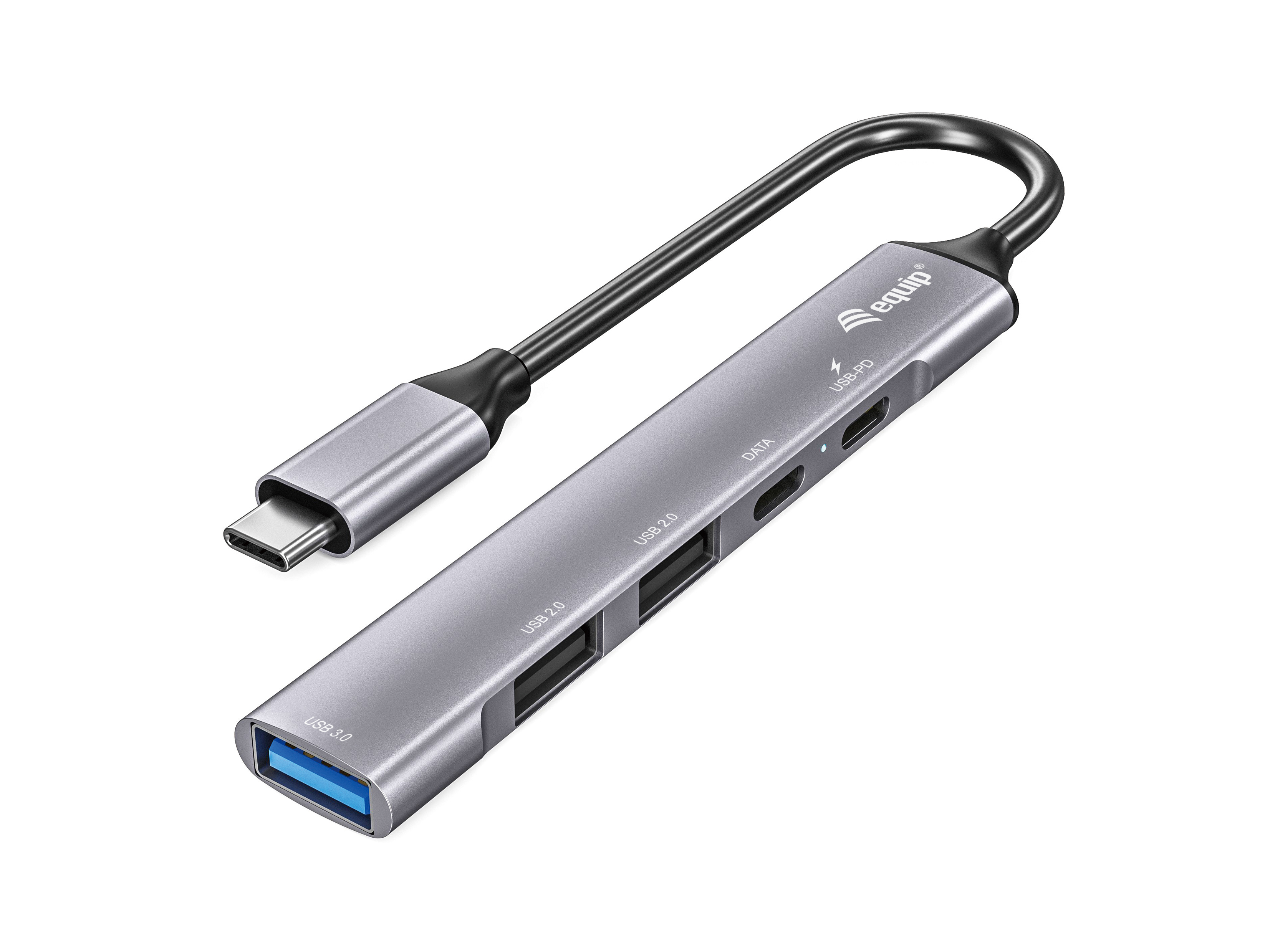 Equip Dock 5-1 USB-C->USB-C,USB-A 3.0,2xUSB-A 2.0,+ 0.15m