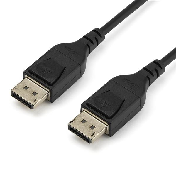 STARTECH.COM DisplayPort 1.4 Cable - 6.6 ft / 2m - VESA Certified - 8K60Hz - HBR3 - HDR - DP to DP Mon Cable - 8K DisplayPort Cable