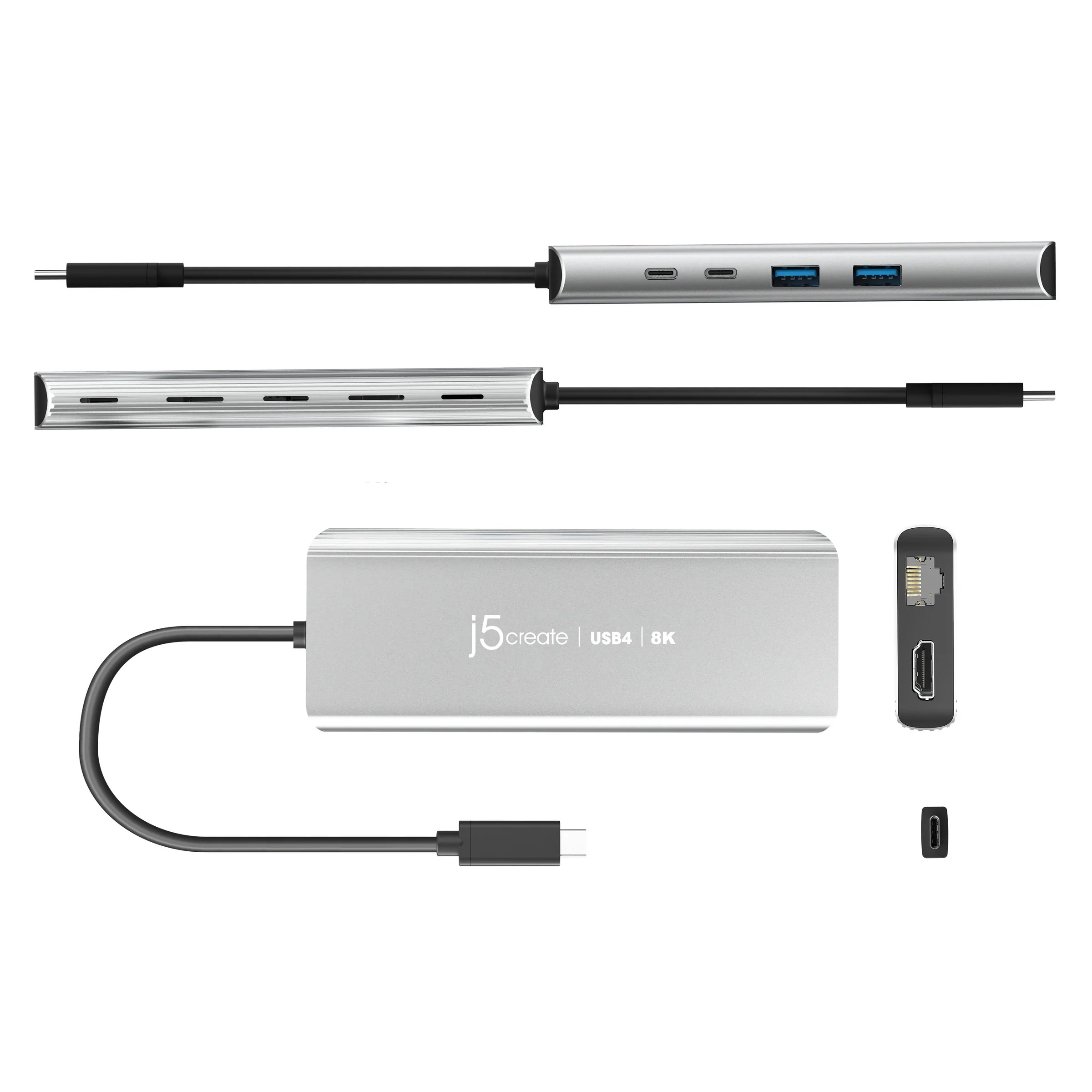 USB4 8K MULTI-PORT HUB SPACE GREY