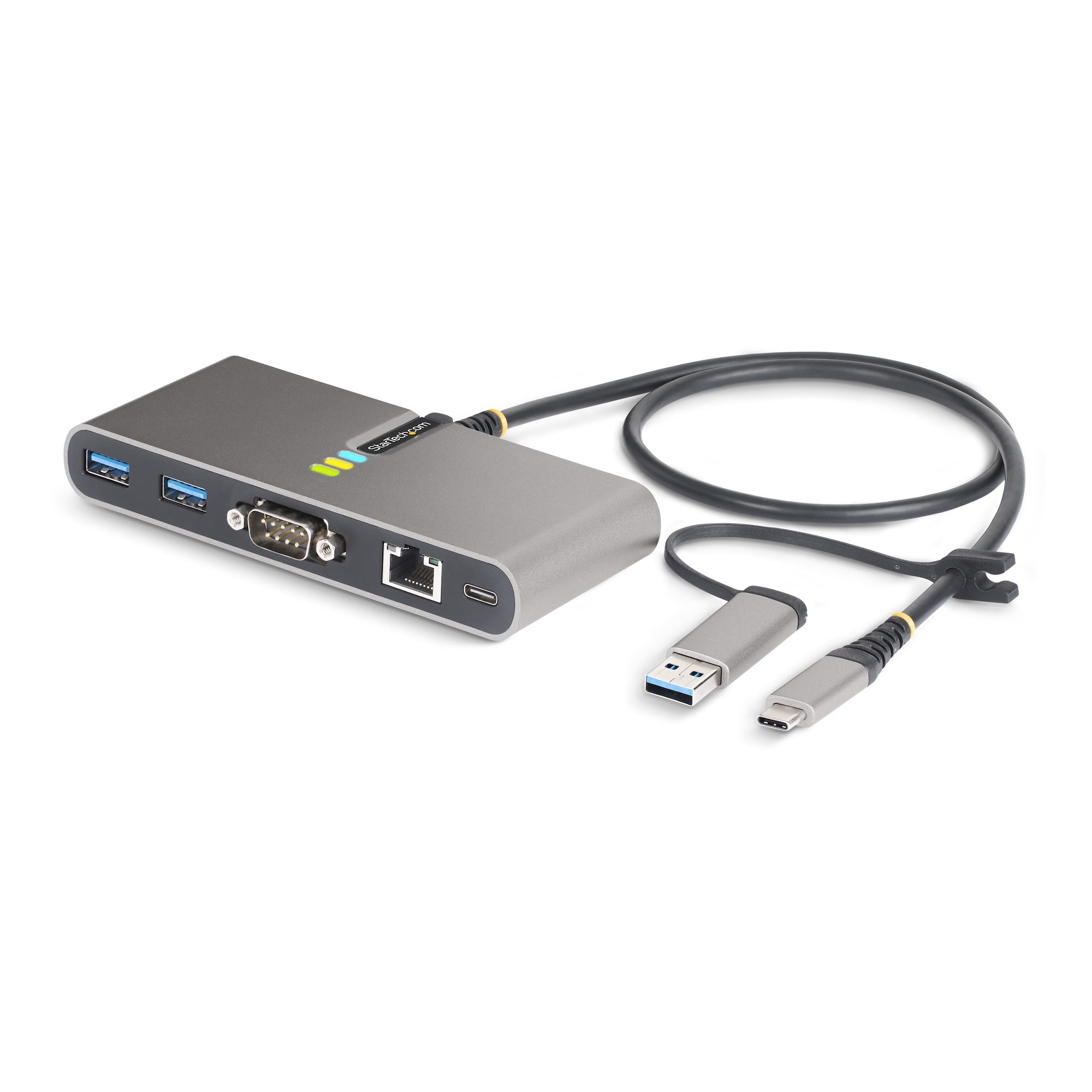 USB-C/USB-A HUB - GBE - RS232 A HUB GB ETHERNET RS232 SERIAL
