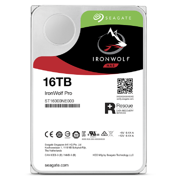 HDD Seagate IronWolf Pro NAS ST16000NT001 16TB/256MB (D)
