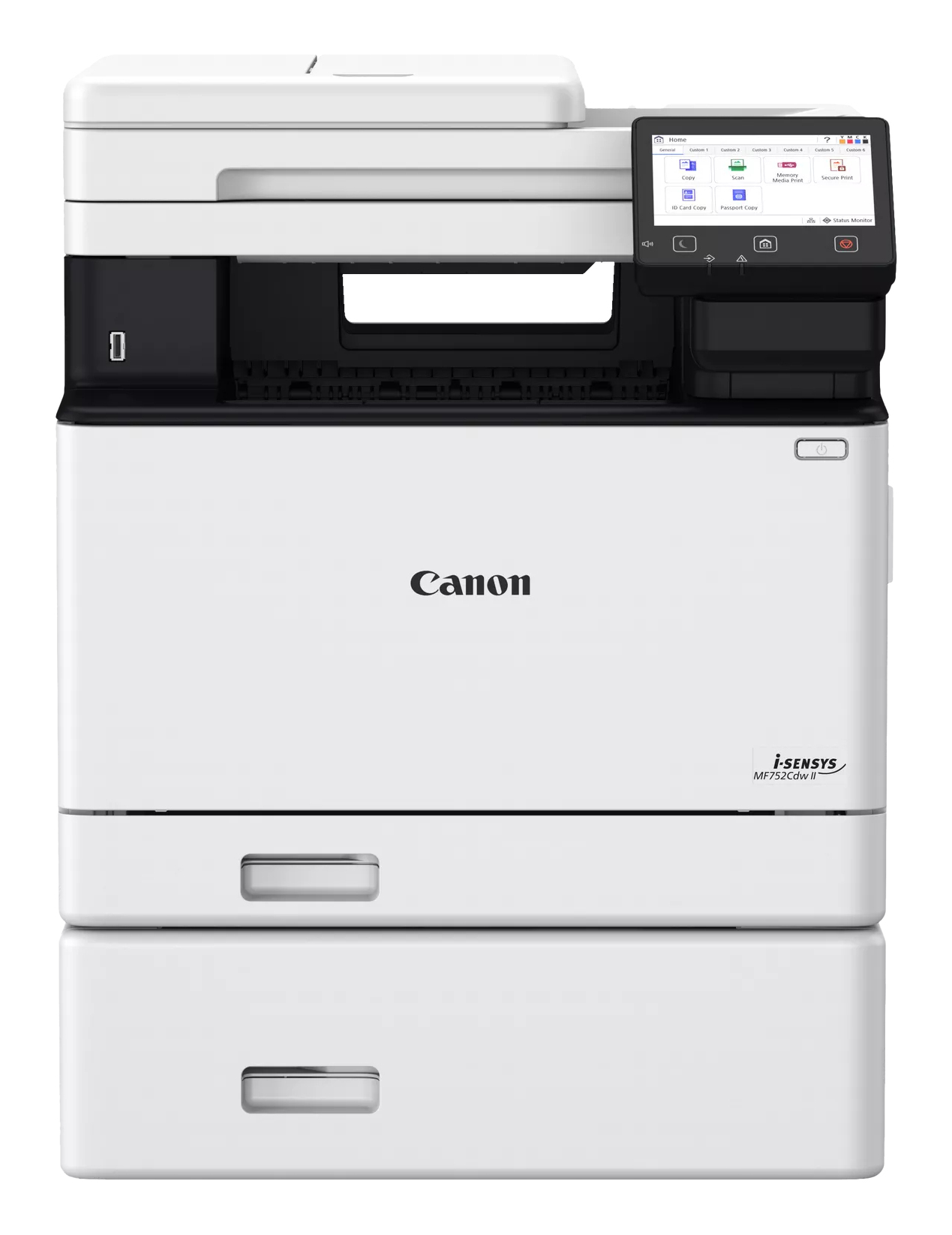 Canon i-SENSYS MF752Cdw II 3 in 1 Farblaser-Multifunktionsdrucker grau